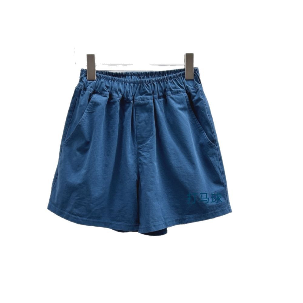 カジュアルなスポーツパンツ女性の夏のゆるい薄いタイプのストレッチa字のホットパンツは腰が高くて痩せています。