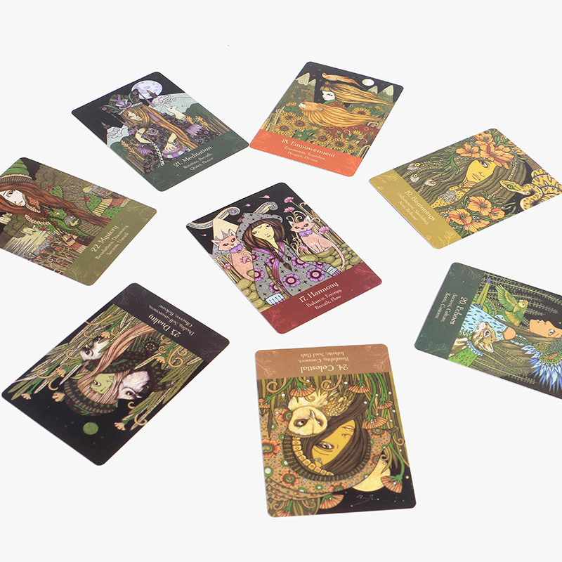 2021 New Universal Folk Oracle Tarot Board Game Cards_voghion.com