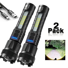 Y 58605 Rechargeable waterproof flashlight ����ˮ�ֵ�Ͳ