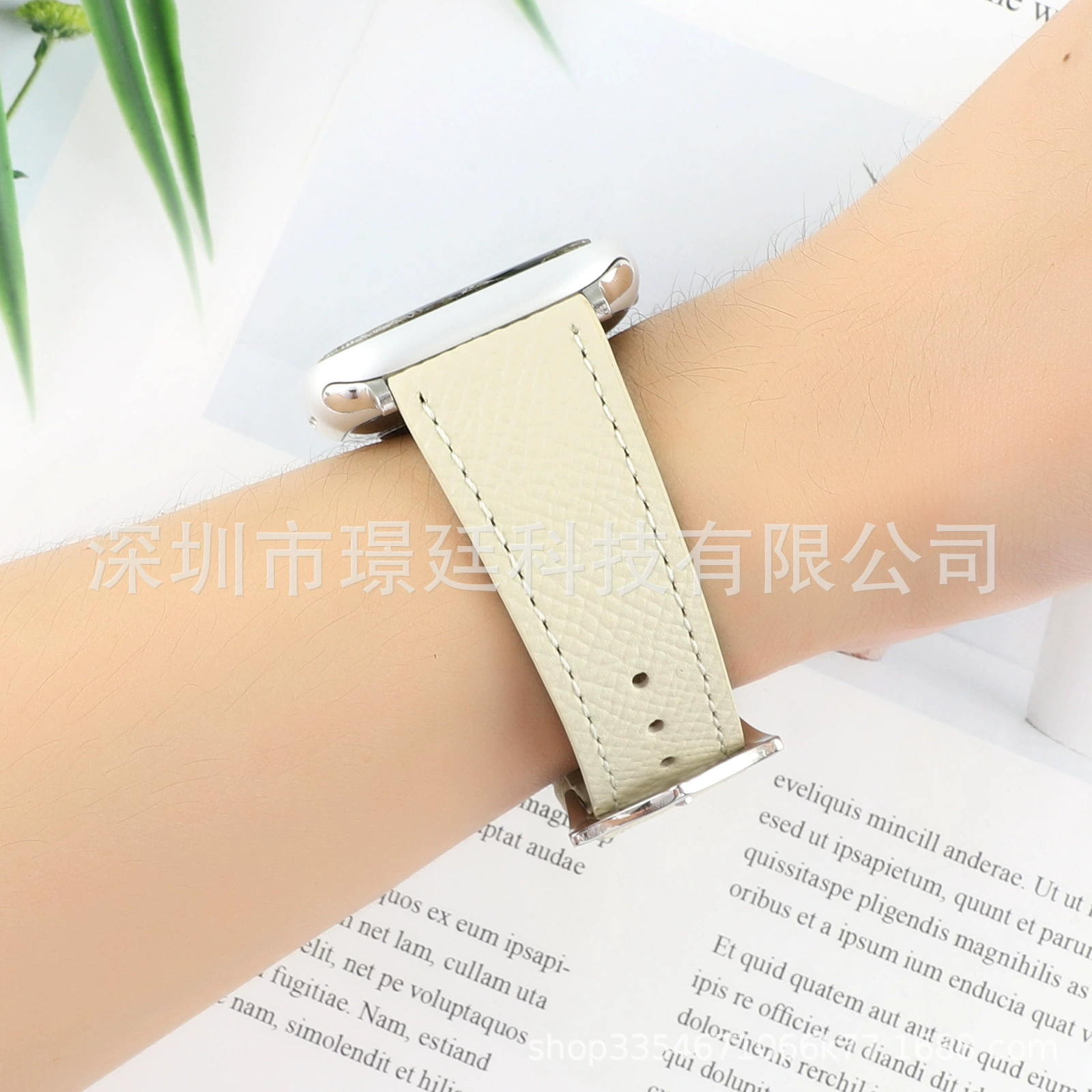 Подходящий кожаный ремешок для яблочной кожной области паттерн Apple Watch8/SE/7/6/5/4/3/21 ремешок из кожи