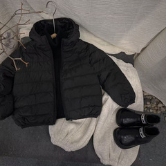 新しい子供の軽量ダウンジャケット国家標準ホワイトダックダウン子供服ダウンジャケットカジュアルフード付きジャケット卸売