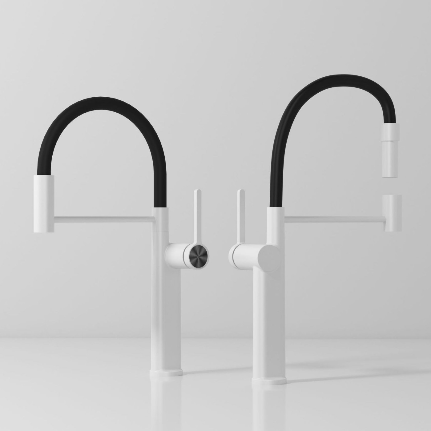 Platos cuadrados blancos