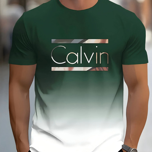 temu new fashion 3D printed men's short-sleeve top, order starting from 1 piece
