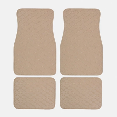 trade car carpets, Amazon cross-border | Universal Foot Pad - beige-flat-head-black