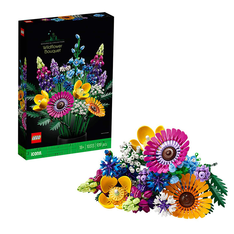 LEGO 乐高 创意系列 10313繁花 10314永生花 拼插积木玩具礼物-阿里巴巴