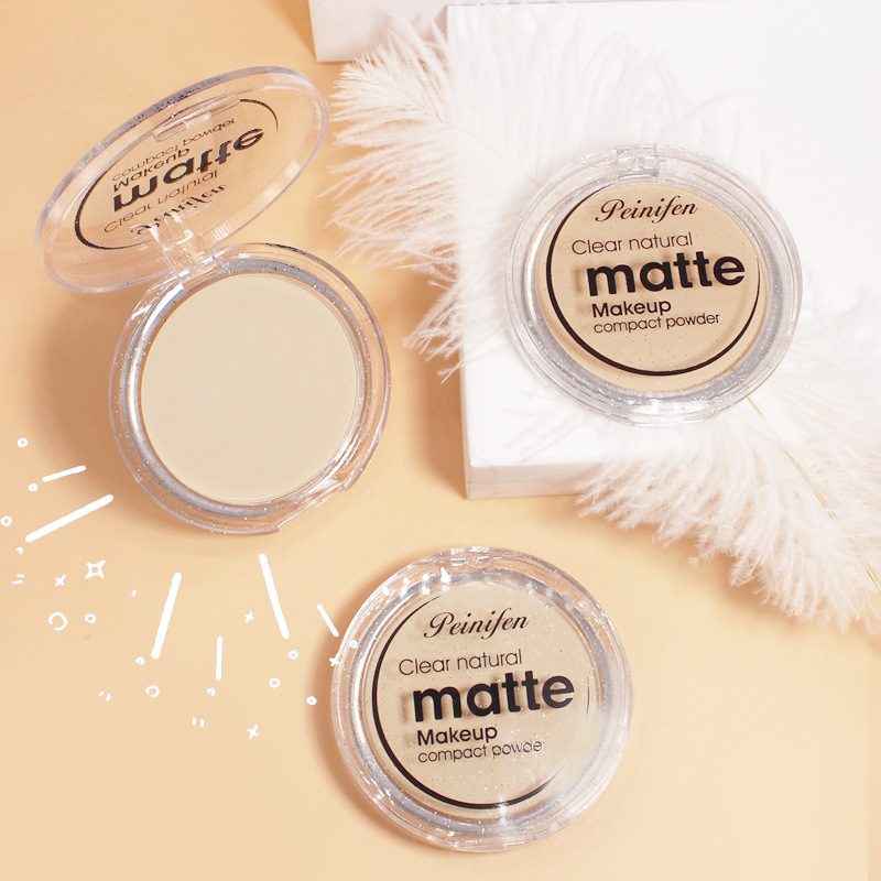 Maquillage Peanfin trois couleurs poudre de banane naturel clair brouillard maquillage poudre maquillage pas facile &agrave; maquiller transfrontalier