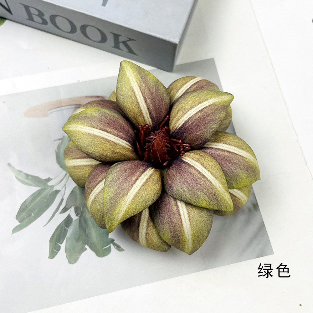 Simulación de flores eva mano