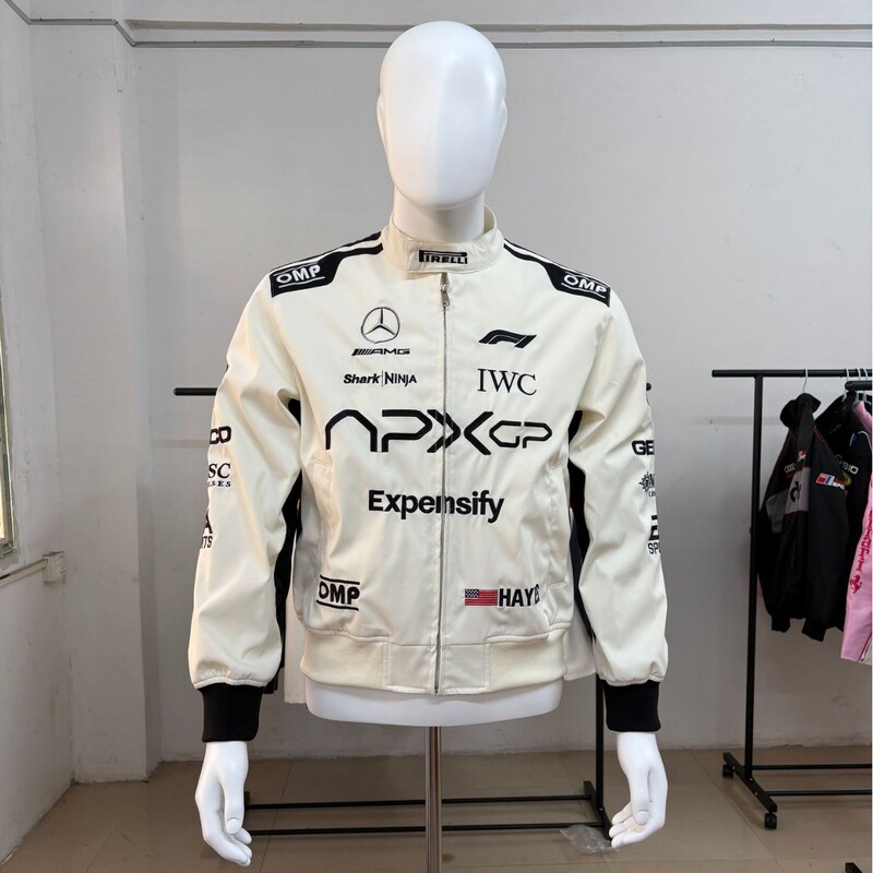 Manufacturer-customized embroidered jackets, popular cross-border in Europe and America, leather hoodies, F1 racing suits, Ferrari jackets Manufacturer-customized embroidered jackets, popular cross-border in Europe and America, leather hoodies, F1 racing suits, Ferrari jackets