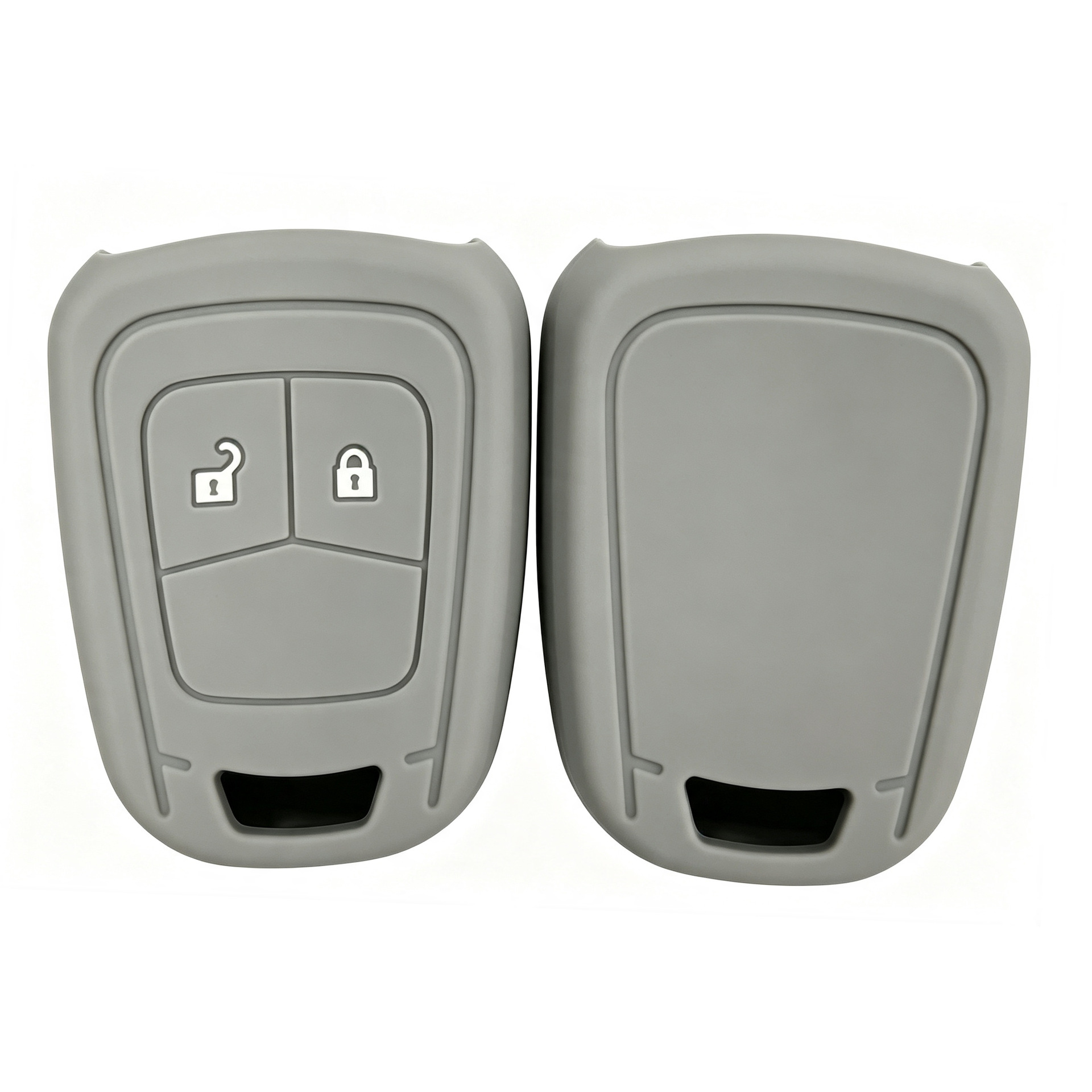Suitable for Opel Aveo and Chevrolet Cruze, silicone key case for flat-key car remote control, protective cover with buckle