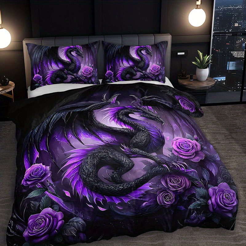 Explosiones transfronterizas abrasiones digitales impresas rojas dragón set fuente de fábrica llevar a cabo TEMU / JIT