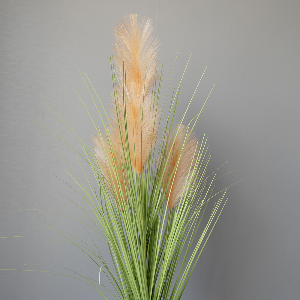 Simulación de caña hierba cola de perro hierba flores falsas plantas en el hogar sala de estar club ventanas del centro comercial decoración de plantación verde