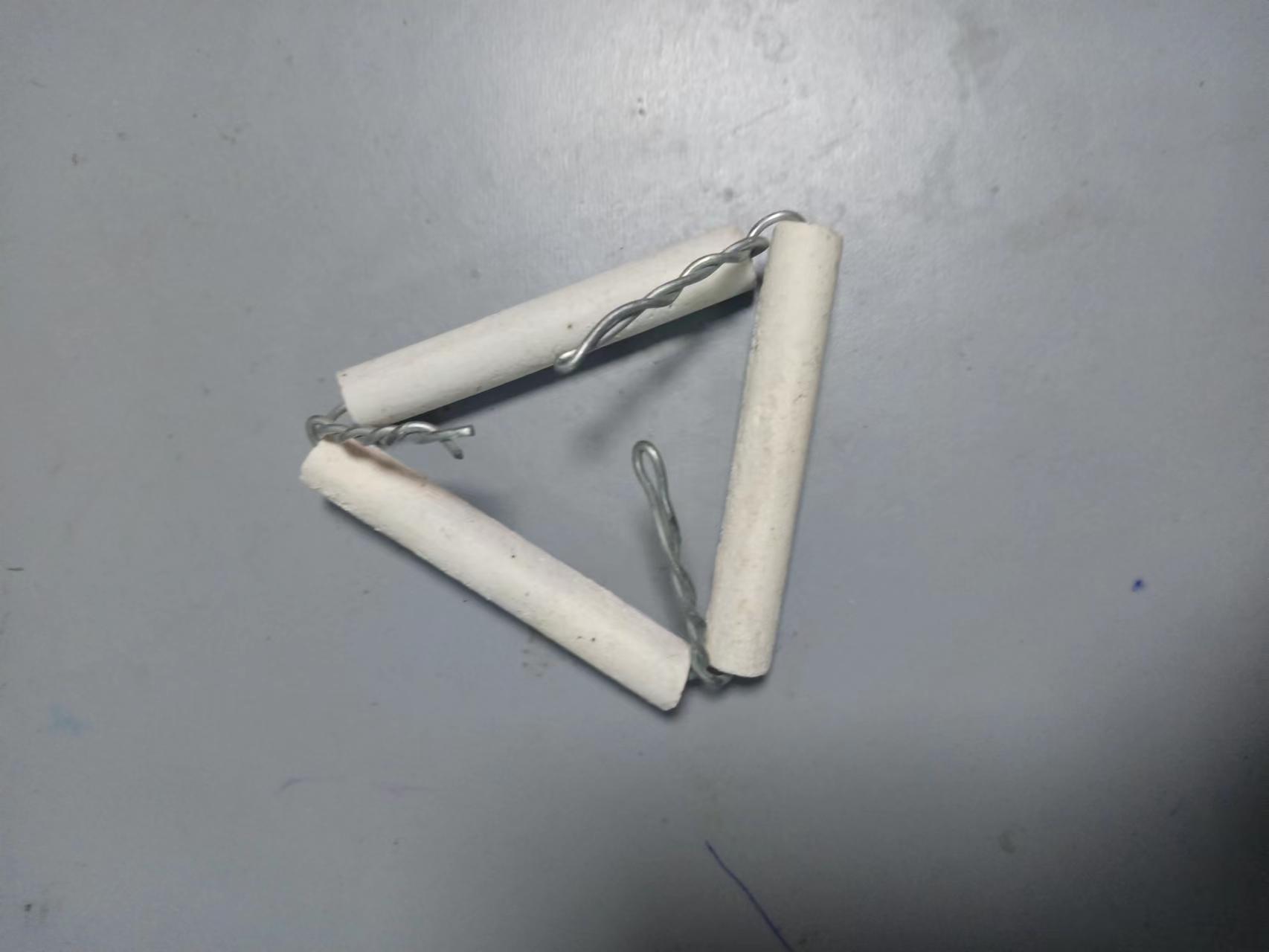 泥三角坩埚架实验室教学仪器耐高温