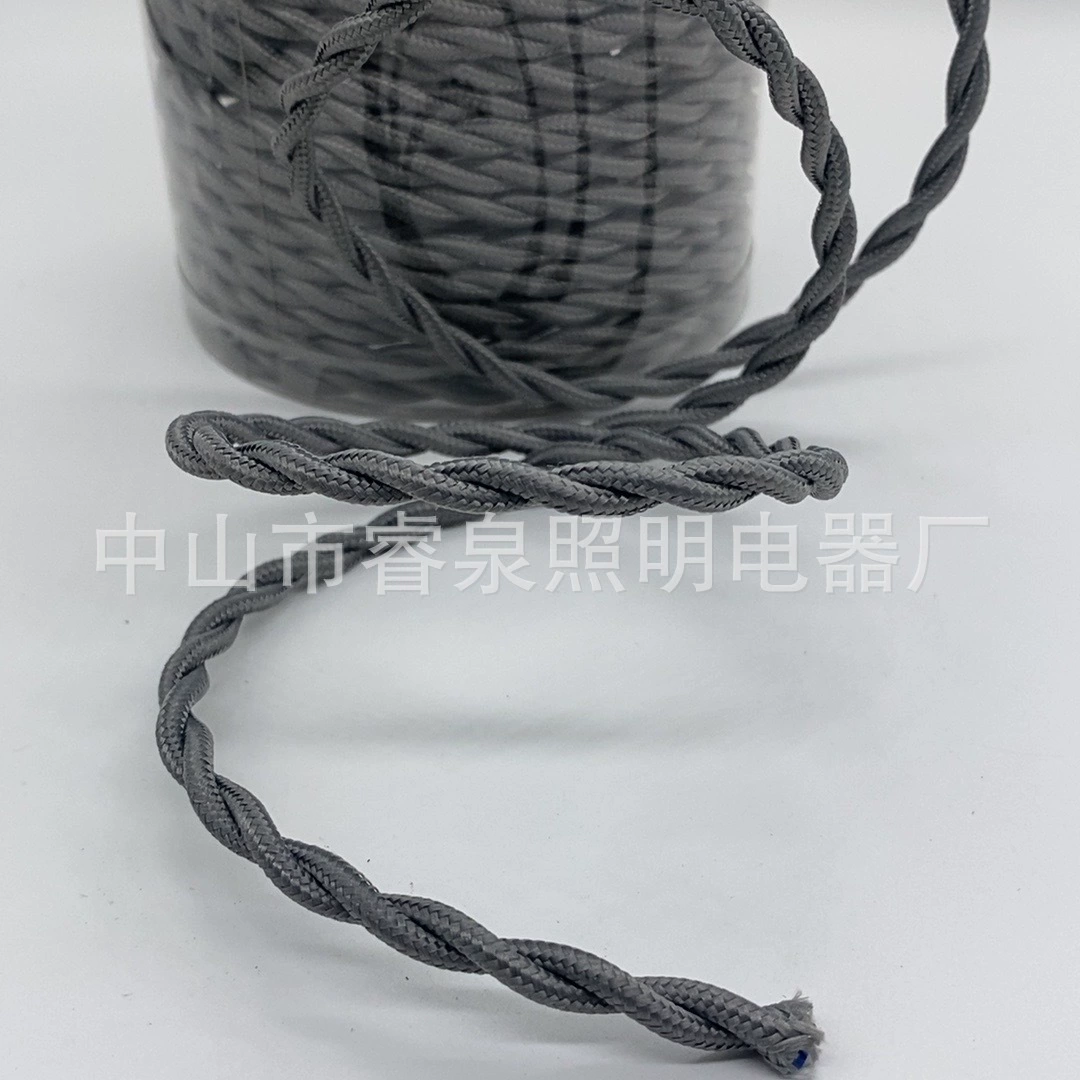 Woven lights, ceiling lamp, retro power cable, wholesale, handmade