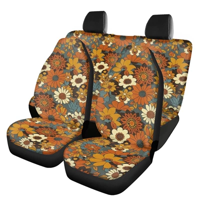 Universal seat cover retro print design for both front and - 20260904w-4f9-1-onesize