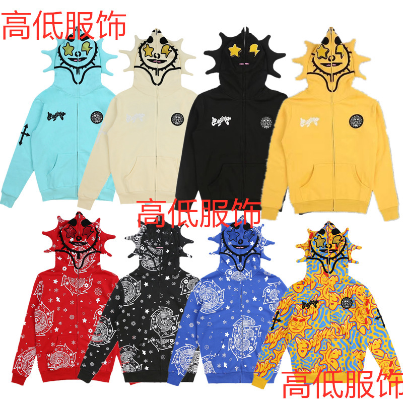 2023 New Products, a Variety of Cross-Border European and American Style Autumn and Winter 3D Printed Loose Zipper Hooded Tops 2023 New Products, a Variety of Cross-Border European and American Style Autumn and Winter 3D Printed Loose Zipper Hooded Tops