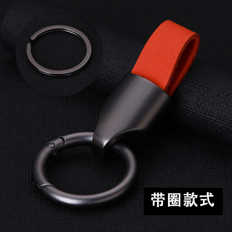 Colgante de llavero de coche de gamuza colgante de anillo de llavero de coche de alta gama creativo personalizado para hombres y mujeres