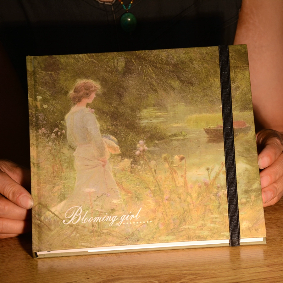 Пояс, ретро книга с рисунками, 160 грамм, увеличенная толщина, твёрдый переплёт, горизонтальная версия