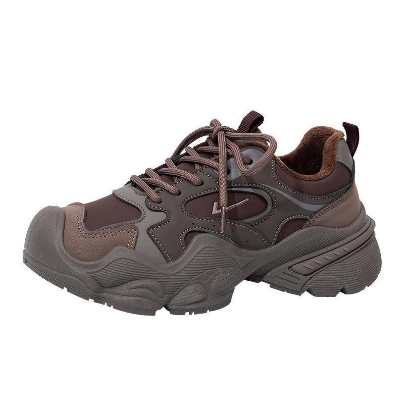 Zapatos retro retro de colores de invierno con zapatos de algodón para mujeres simples al aire libre zapatos cálidos
