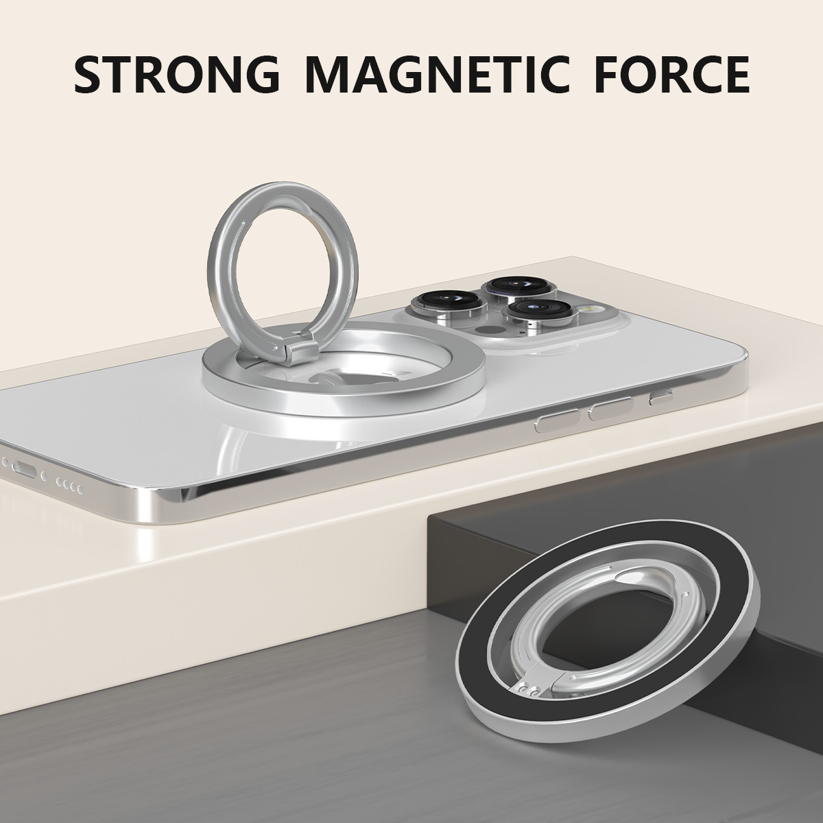 MagSafe Magnetic Ring Stand - Lifestyle