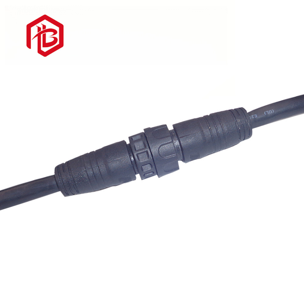 K19尼龙防水公母对接插头工业电源快速接头户外LED线插座连接器