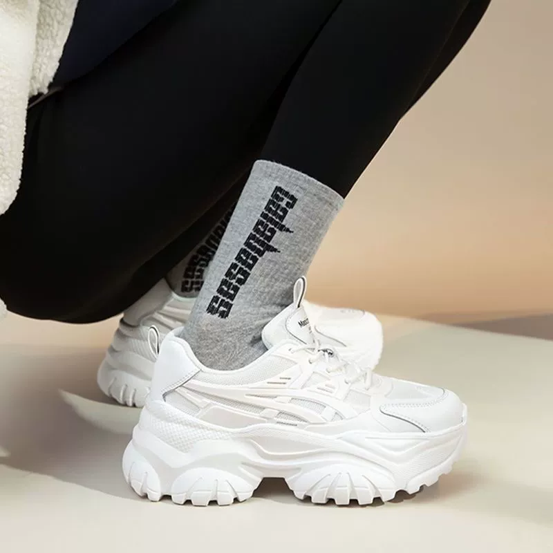 Платформенные кроссовки (Tide) в корейском стиле, массивная подошва, осень 2026 повседневные