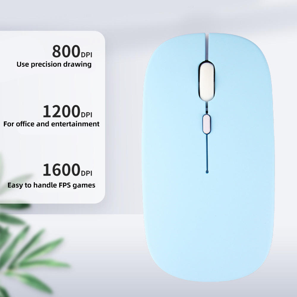 New Bluetooth dual-mode wireless charging, silent computer, laptop, office game, luminous 2.4G mouse_voghion.com