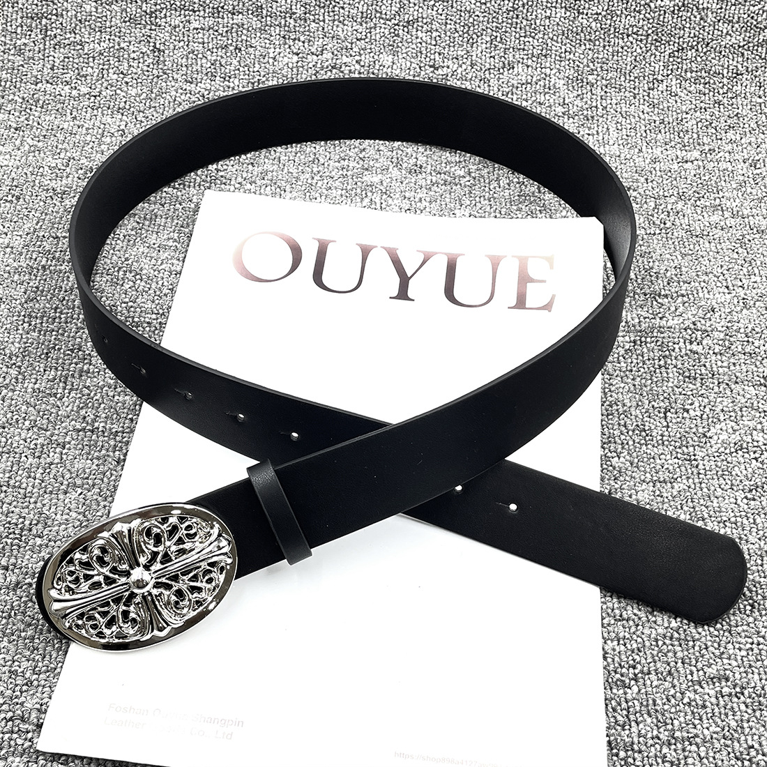 [bare body] round cross belt / 110cm total length 3.8cm width