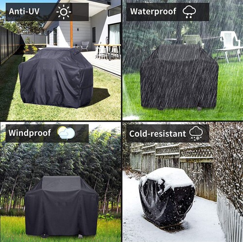 420 Oxford cloth Amazon best-selling barbecue cover grill cover BBQ cover dustproof and waterproof outdoor barbecue grill cover
