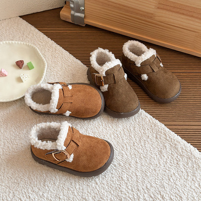 Martens, ретро зимние утепленные универсальные короткие сапоги для мальчиков