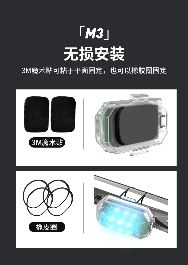 Flashing Lights, Aircraft Lights, Remote-Controlled Outdoor Lighting, Long-Lasting Waterproof Motorcycle and Car Anti-Collision Lights, Pilot Lights