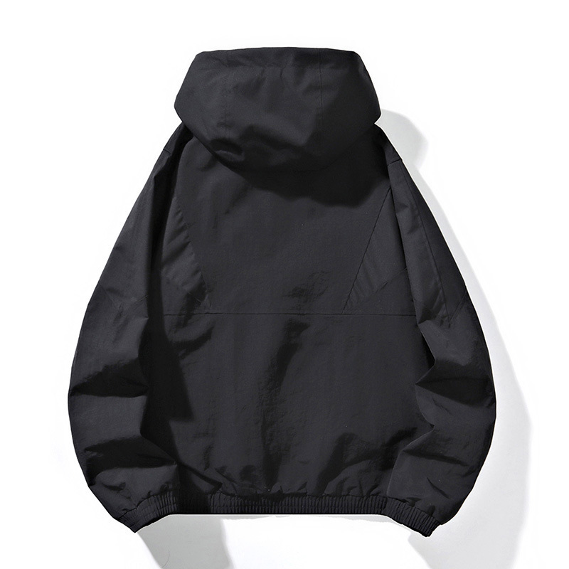 Chaqueta con capuz para hombres primavera y otoño 2024 nuevo estilo de herramientas marca de moda casual abrigo de vestir de asalto