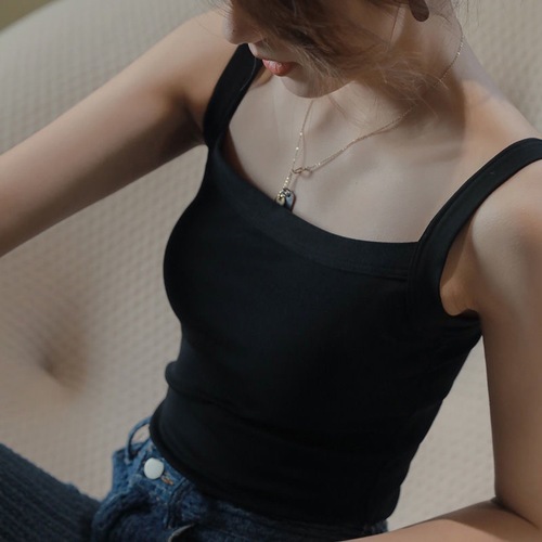 Women's Summer Tank Top Bralette Outerwear Base Layer Innerwear Sexy High-End Student Versatile Sport Bralette