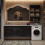 Дубовый гигиенический таз для стирки, французский ретро стиль