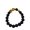 Brass one bead bracelet suitable for men and women, wholesale, 3D