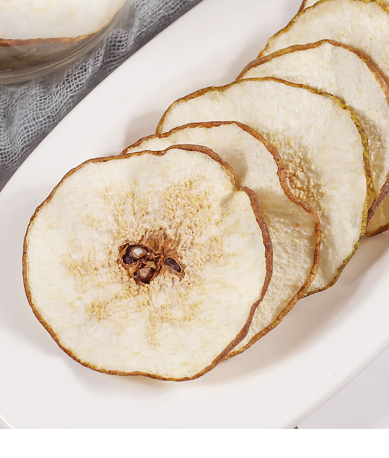 Dried Snow Pear Slices Xue Li Gan 500g Low Temperature Dried Fruit for Tea and Soup specifications