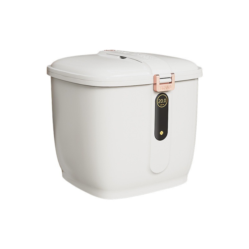 Cat food storage barrel sealed barrel vacuum moisture-proof grain…