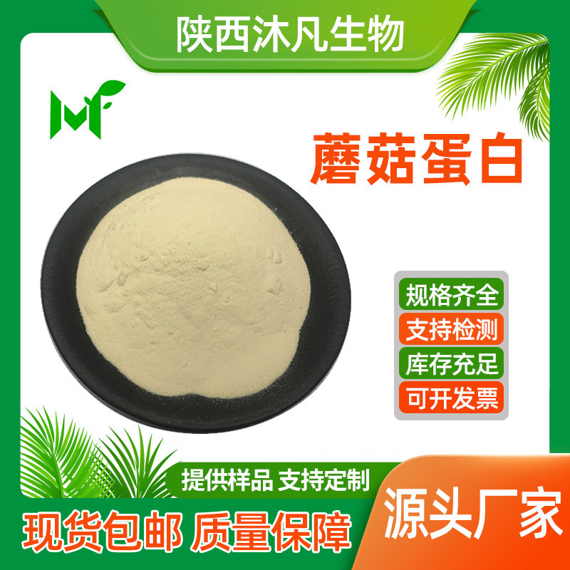 Mushroom Protein 85% Oyster Mushroom Protein Powder Oyster Mushroom Separation Protein Oyster Mushroom Extract Mufan Factory Direct Supply