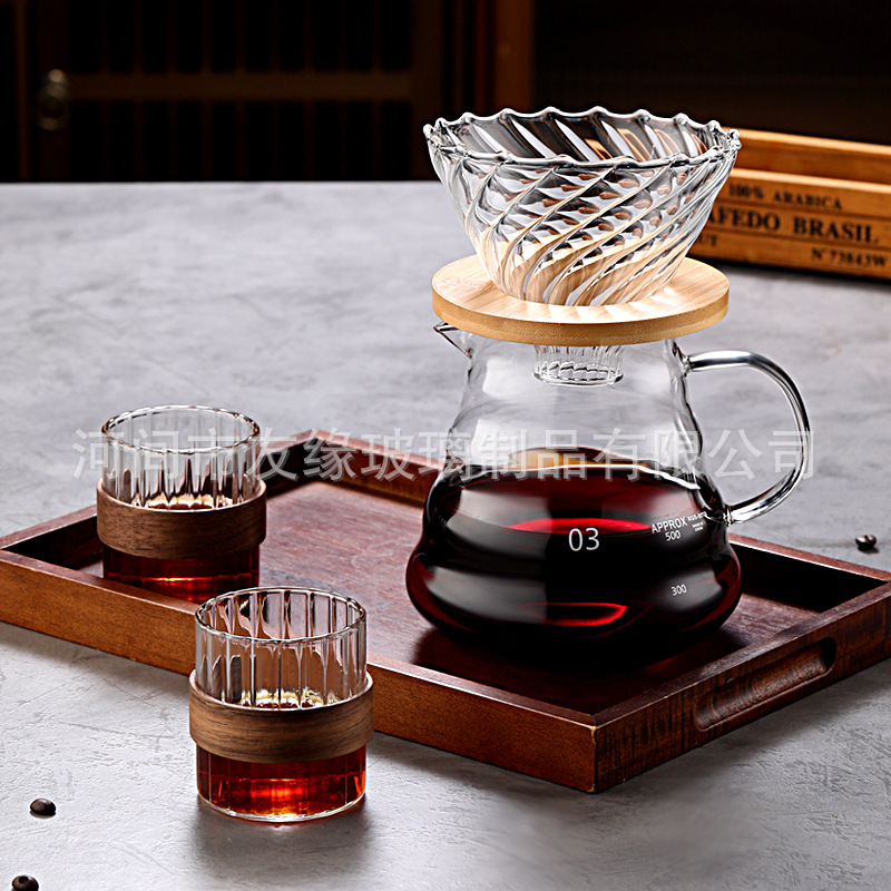 Coffee Sharing Pot Hand-made Coffee Cloud Pot Glass Sharing Cup V60 Fair Cup Small Coffee Pot Hand-made suit Coffee Sharing Pot Hand-made Coffee Cloud Pot Glass Sharing Cup V60 Fair Cup Small Coffee Pot Hand-made suit