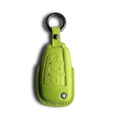 Q2L Car Key Bag — Car key bag - audi-e-model-avocado-green-cover-round-buckle