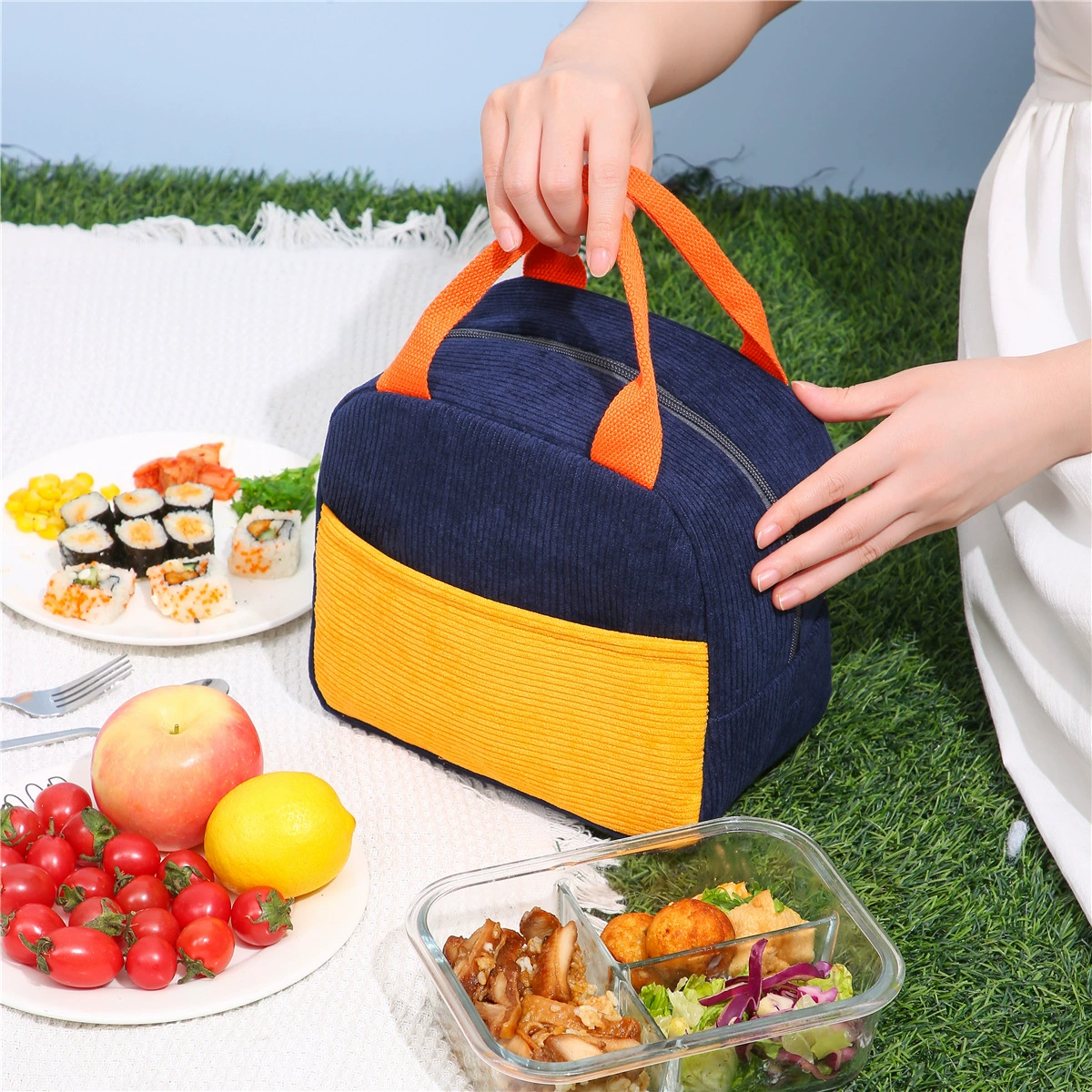 Вельветовая сумка для колорита, чтобы пойти в школу