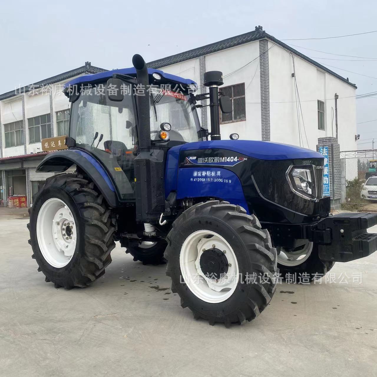 雷沃欧豹M1404-5X四轮拖拉机潍柴四缸发动机大型四驱旋耕犁地机