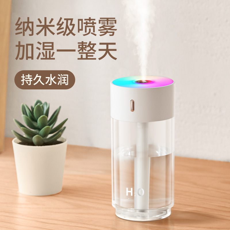 (2개) MARQUEE M18 가습기 USB 가정용 작은 창조적 인 분위기 스프레이 가습 자동차 공기 분무기
