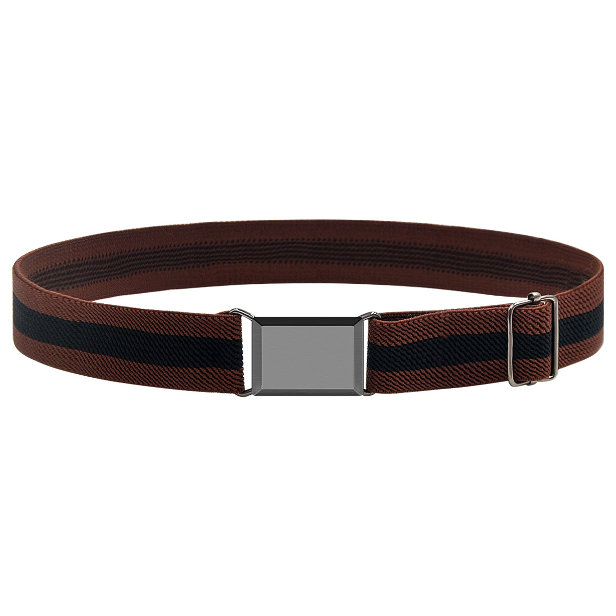 Cinturón perezoso transfronterizo en stock Cinturón de jeans con hebilla de longitud ajustable elástica para niños