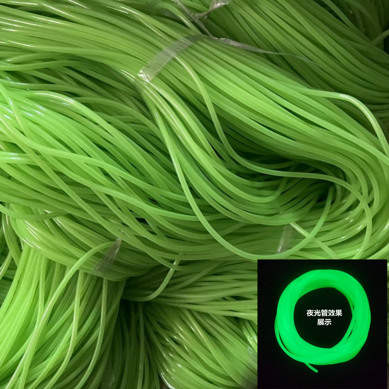 钓鱼夜光管发光空心管海钓串钩荧光深水诱鱼套管软管防尘渔具诱饵