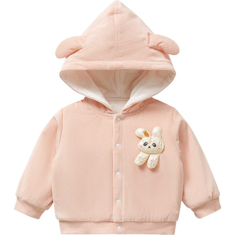 Детское пальто, осенне-зимний детский тонкий хлопковый кардиган, пальто на хлопковой подкладке, теплая утепленная куртка на хлопковой подкладке для мальчиков и девочек, детская зимняя одежда