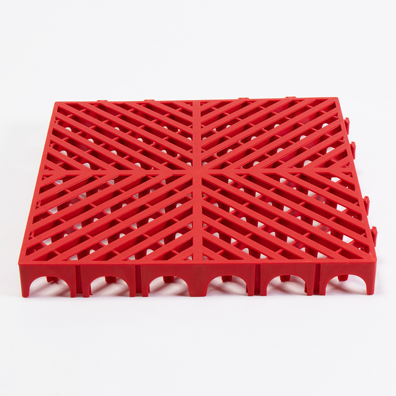 6cm de lavado de coches piso parrilla 4S salón de belleza surco libre drenaje rejilla tablero de empalme de plástico estera del piso