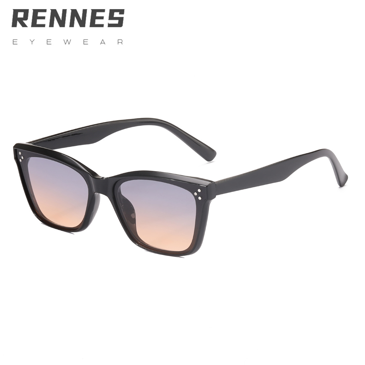 2022 nuevas gafas de sol de uñas beige gafas de sol retro de moda deportes al aire libre gafas de sol de protección UV 98076