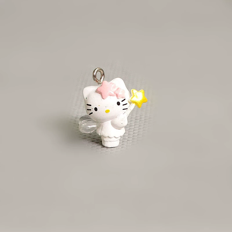 Hello Kitty, маленькая мини-фигура, подвеска, handmade