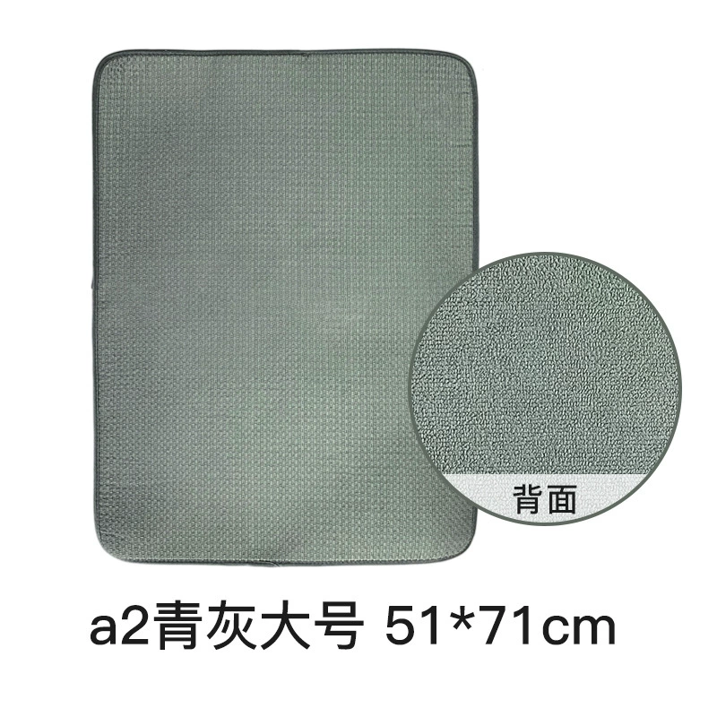 Double-sided hygienic tableware, drying rack, increased thickness, water absorbent