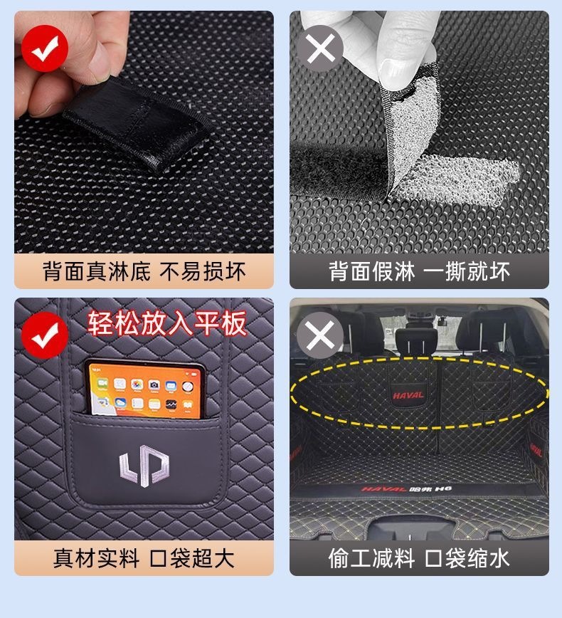 Suitable for Leapmotor C16, fully enclosed trunk mat, pure electric modified car range extender interior accessories, trunk